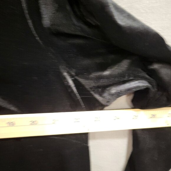 Rose+Olive Velvet Tunic Top Womens Size 1X Sheer Lace Trim 3/4 Sleeve Blouse - Picture 6 of 7